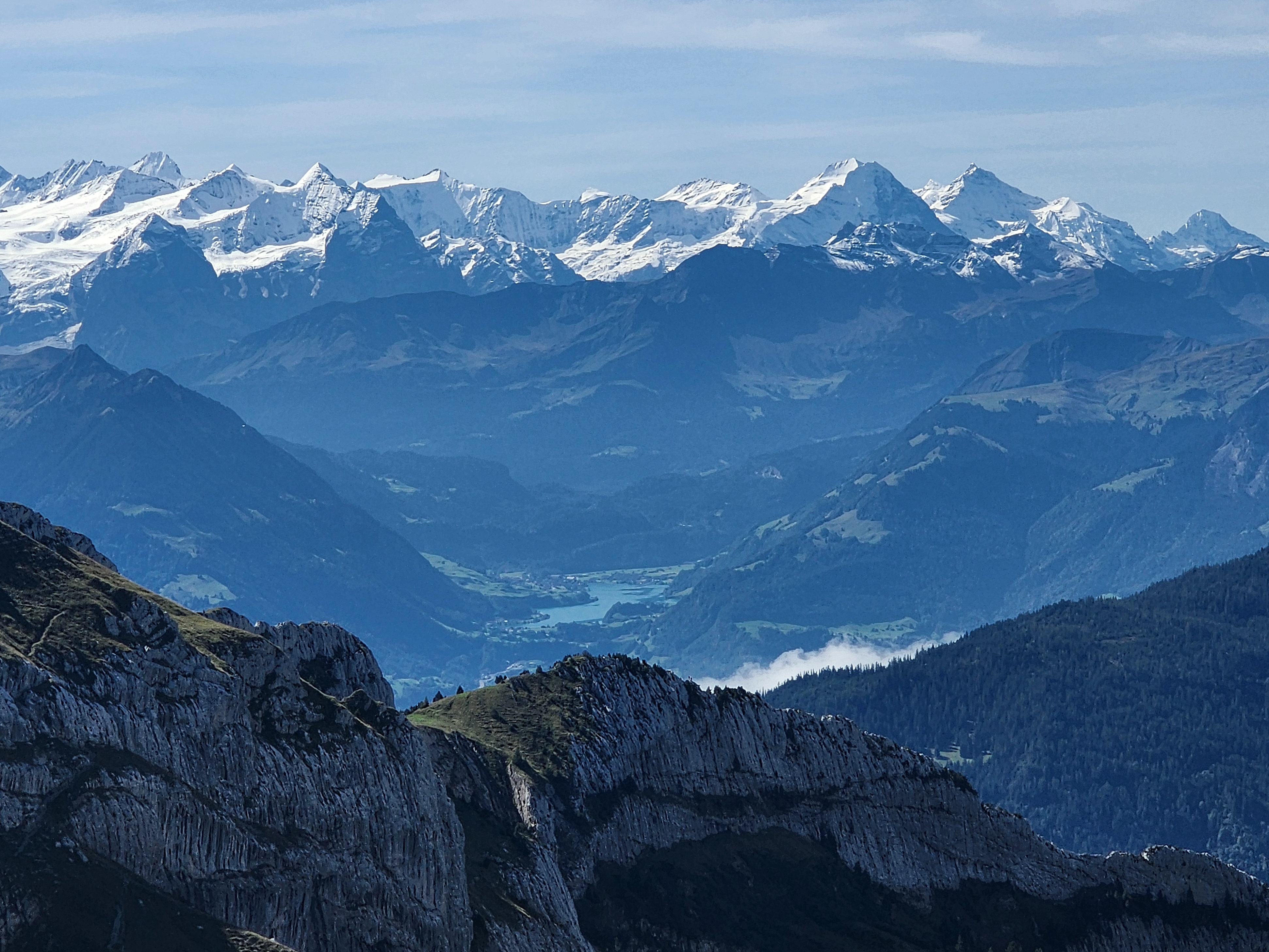 Alpine Range from Pilatus